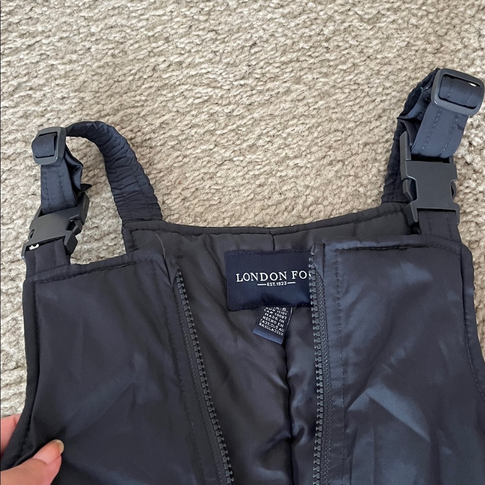 Boys London fog coat and snow pant bib matching set - Picture 9 of 12